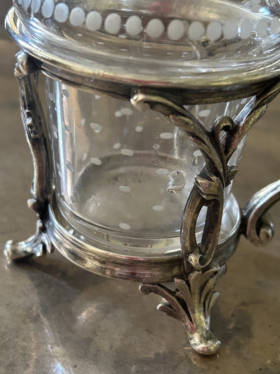 Christofle Oil And Vinegar Set In The Louis XVI Style, Circa 1890 -photo-4