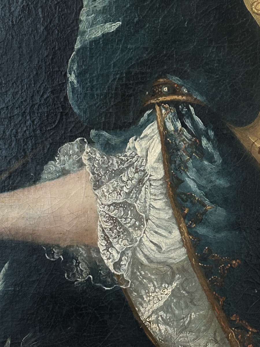 Portrait présumé d’une Dame de la famille du Marquis de La Chartre vers 1760-photo-3