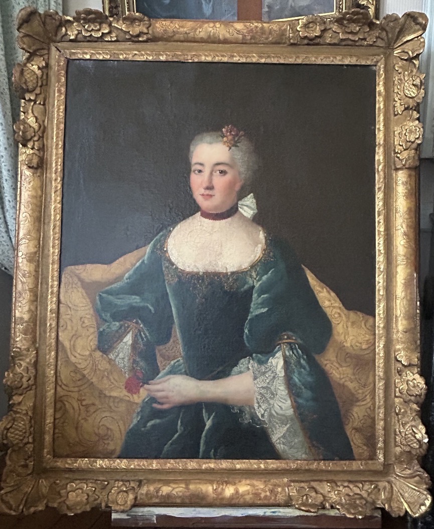 Portrait présumé d’une Dame de la famille du Marquis de La Chartre vers 1760