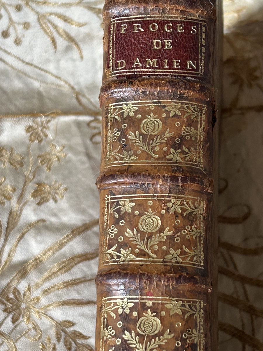 Pièces originales et procédures du procès de Damiens 1757 édition originale -photo-2