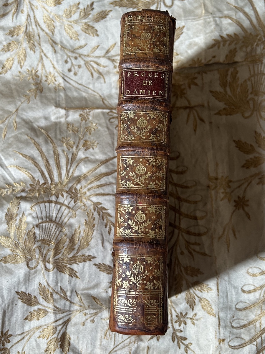 Pièces originales et procédures du procès de Damiens 1757 édition originale -photo-2