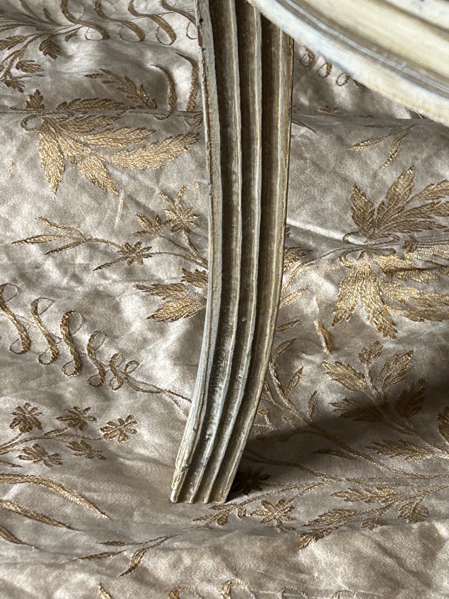 Fauteuil de cabinet ou de bureau d’époque Directoire vers 1795 1799-photo-1