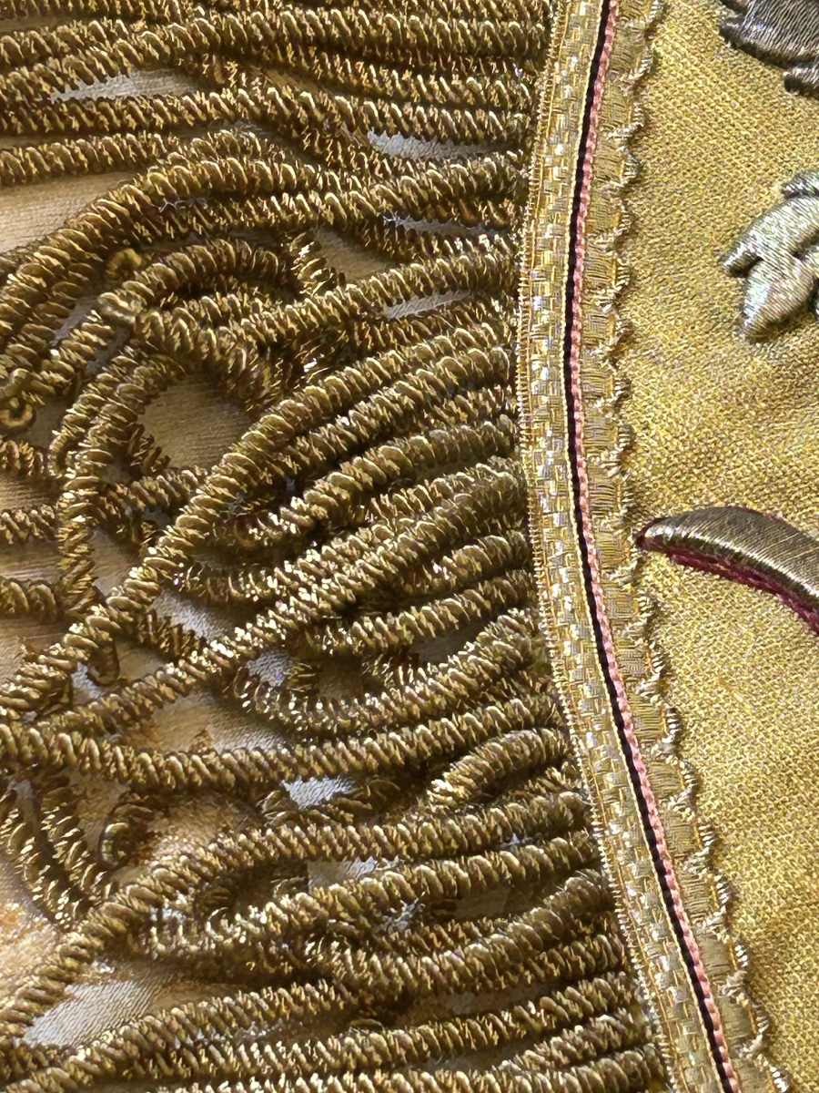 Hood For A Religious Habit Made Of Gold Thread, Late 18th Century -photo-3