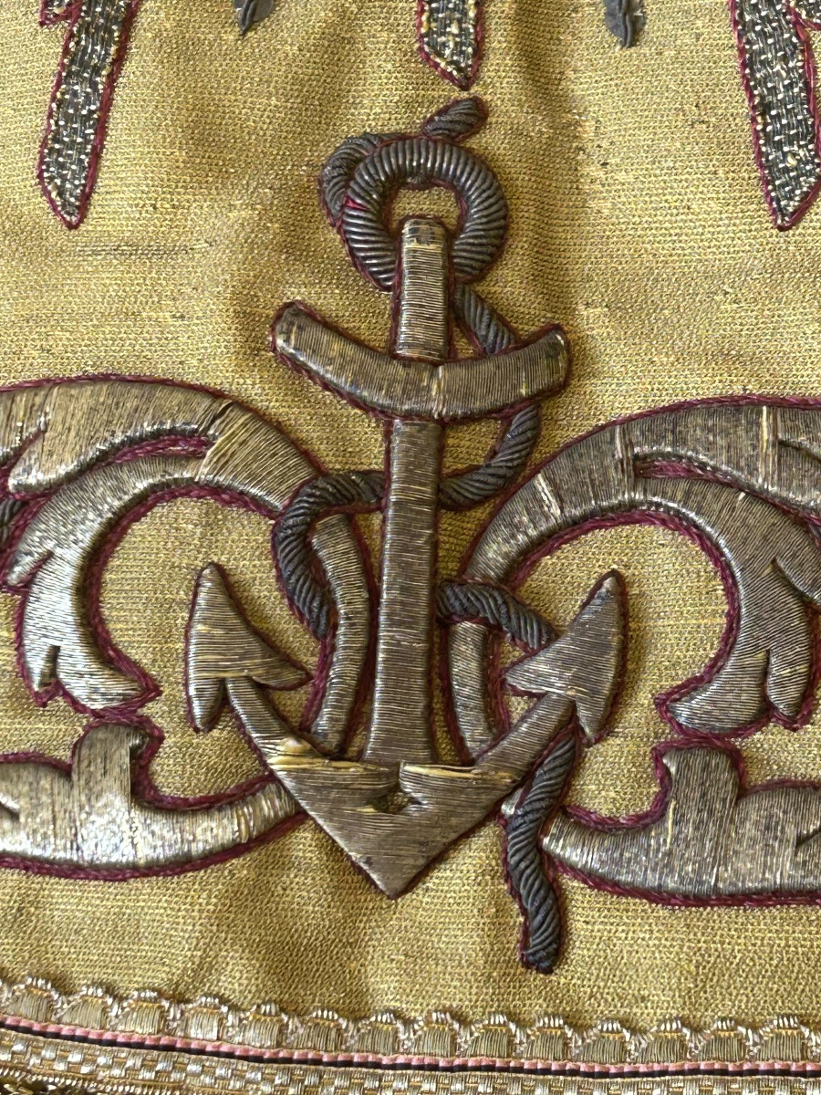 Hood For A Religious Habit Made Of Gold Thread, Late 18th Century -photo-4