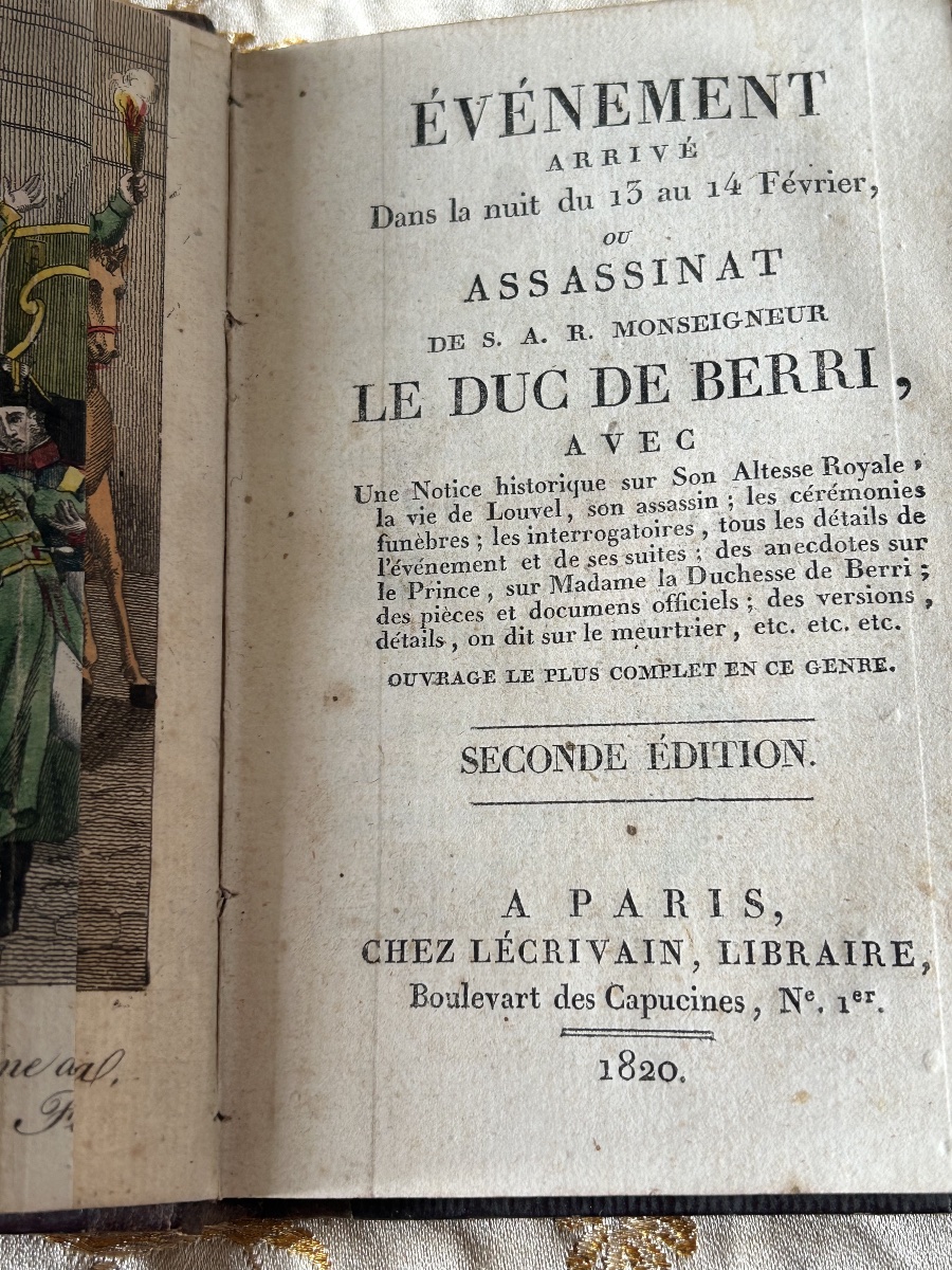 The Assassination Of The Duke Of Berri By Louvel 