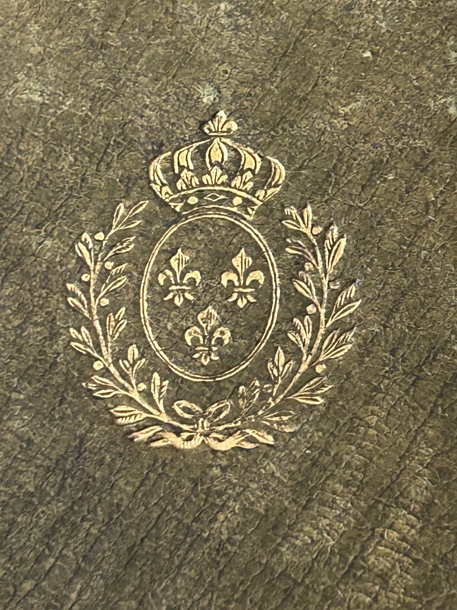 Set Of Two Court Calendars With Decorated Spines And Gilt Edges, 1822 And 1827-photo-2
