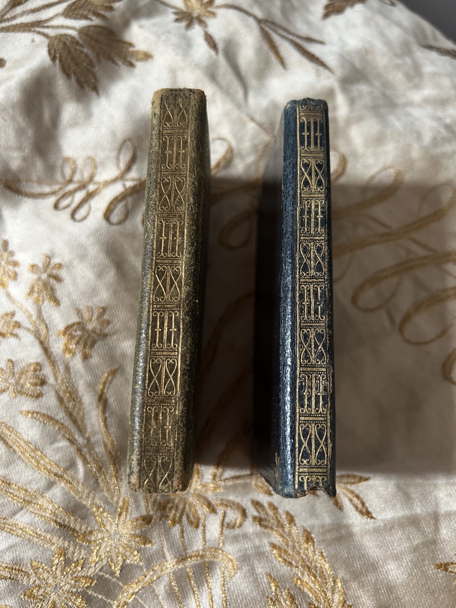 Set Of Two Court Calendars With Decorated Spines And Gilt Edges, 1822 And 1827-photo-4