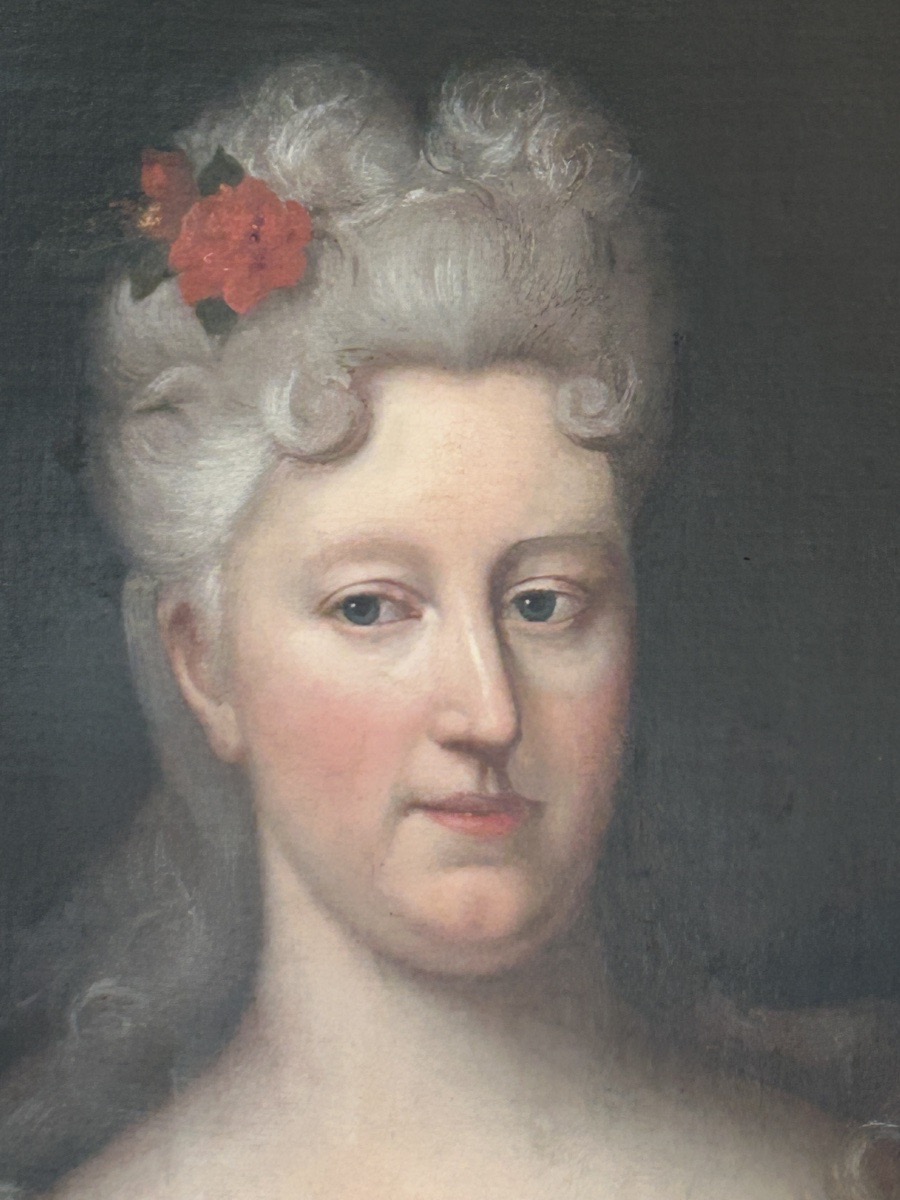 Presumed Portrait Of Françoise Marie De Bourbon, School Of Nicolas De Largillierre, C. 1710–1720-photo-2