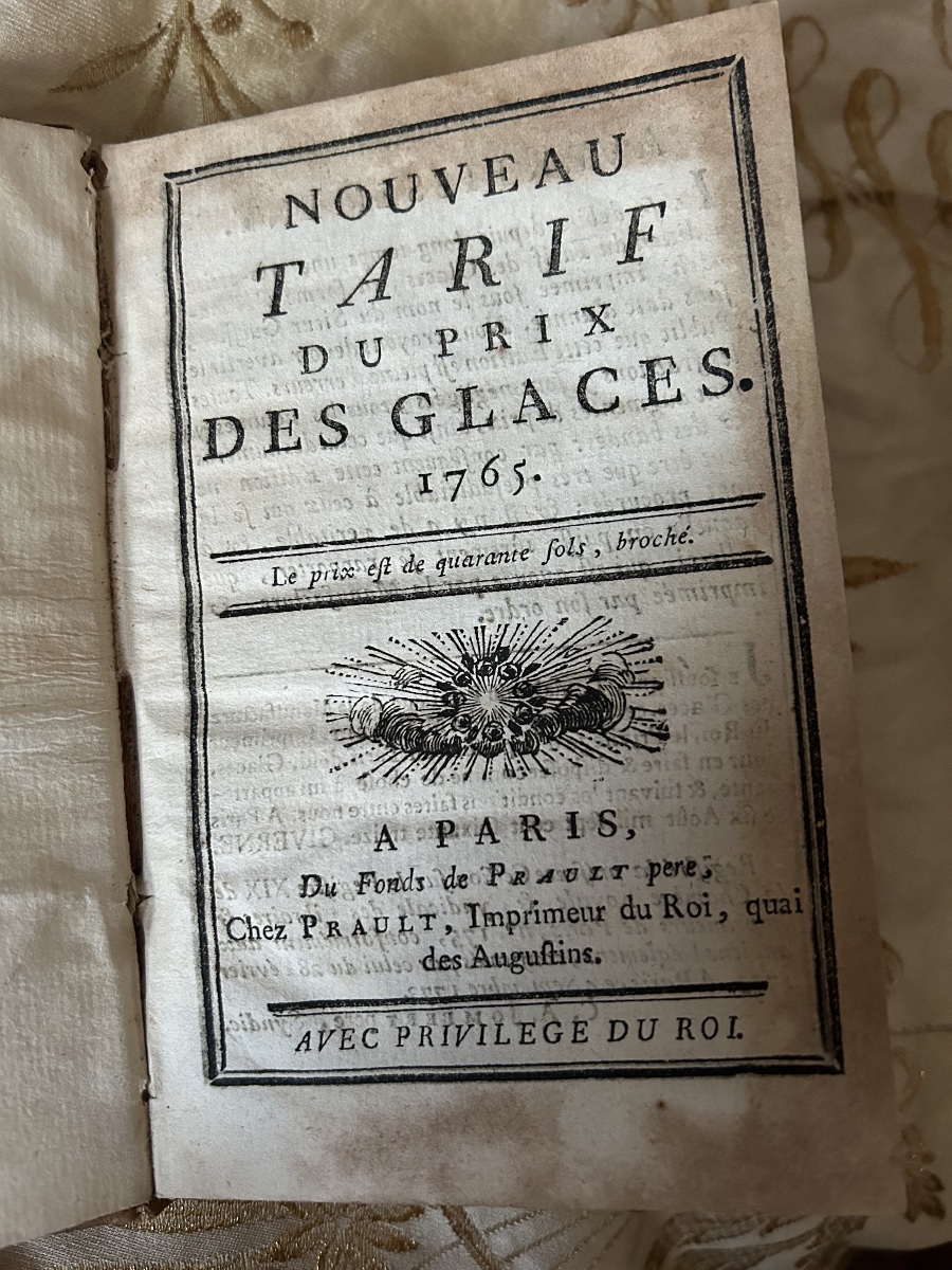 New Mirror Price List Of 1765 And The Council Of State Ruling Of 1781