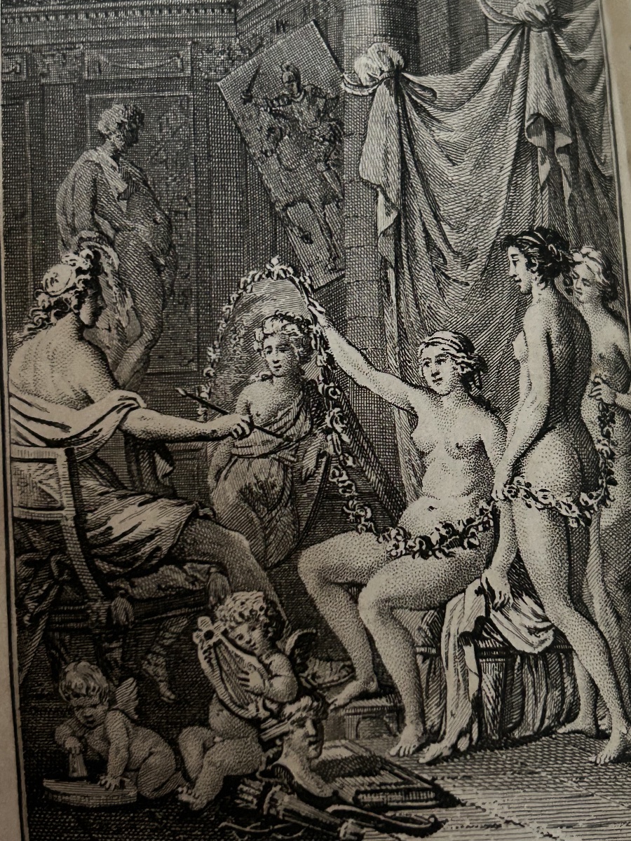 Almanach des Graces Étrennes erotiques chantantes dédié a Madame Comtesse d’Artois 1789-photo-3