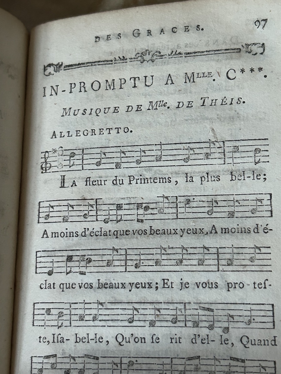 Almanach des Graces Étrennes erotiques chantantes dédié a Madame Comtesse d’Artois 1789-photo-4
