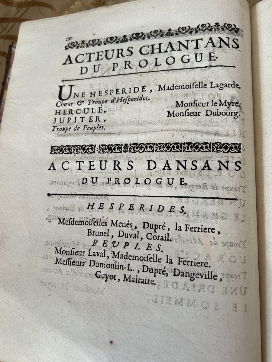 Livret de l’opéra Issé de André Cardinal Destouches 1719 -photo-7