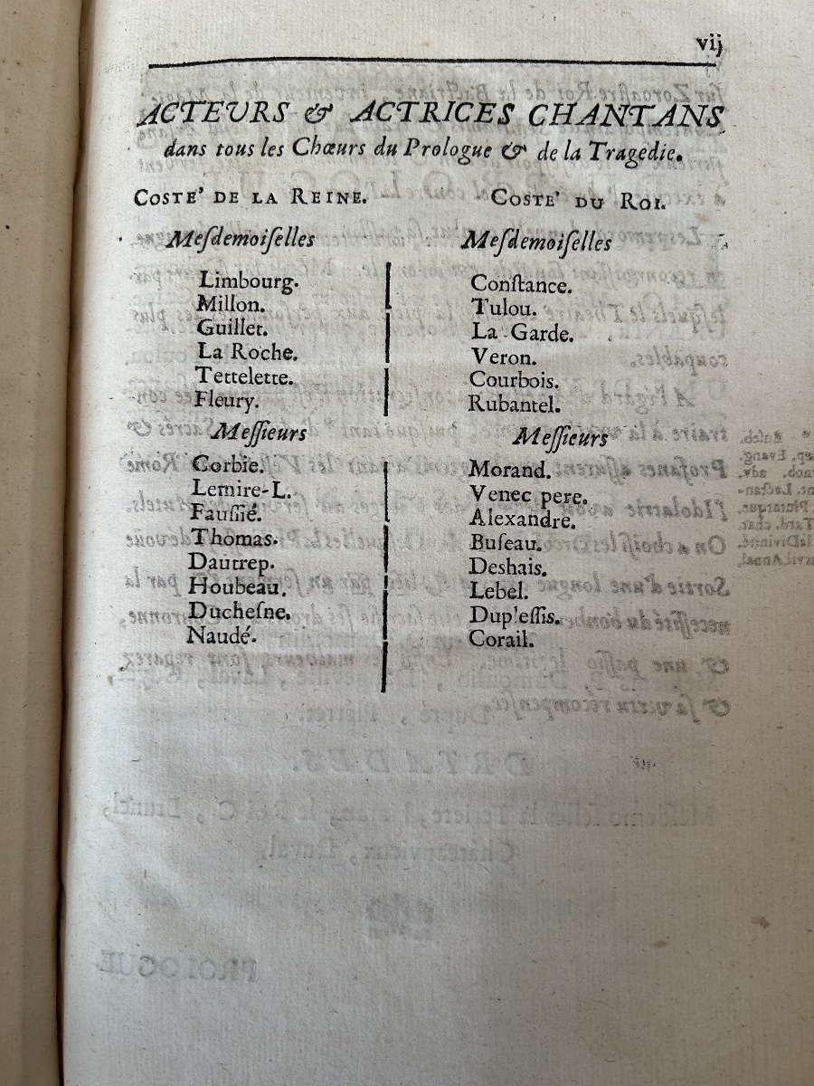 Semiramis Tragédie Lyrique d’André Cardinal Destouches édition originale du livret 1718-photo-3