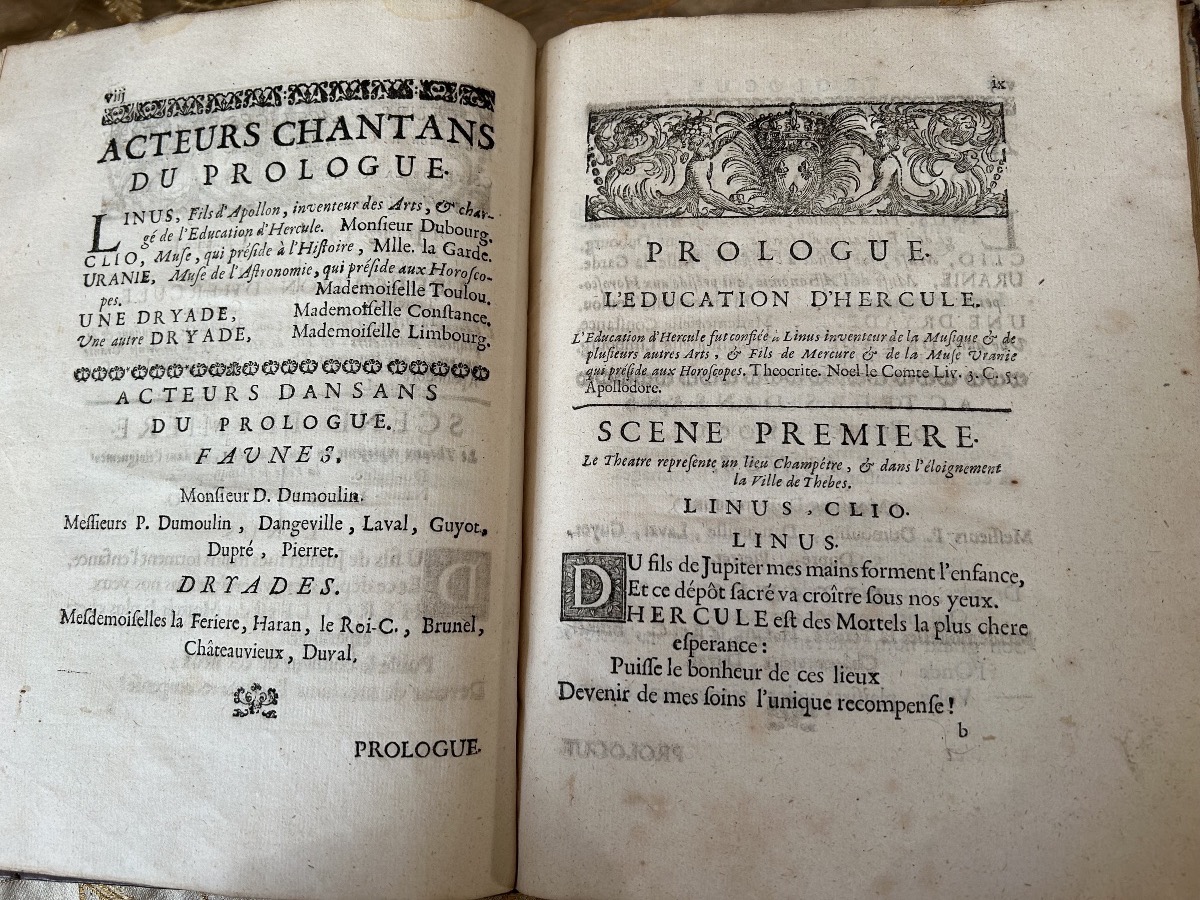 Semiramis Tragédie Lyrique d’André Cardinal Destouches édition originale du livret 1718-photo-4