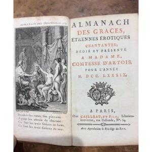 Almanac Of Singing Erotic New Graces Dedicated To Madame Comtesse d'Artois Year 1789