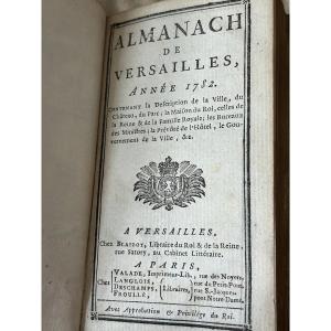 Versailles Almanac, 1782