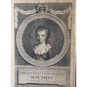 Portrait du Dauphin Louis Charles de France Louis XVII période révolutionnaire vers 1790