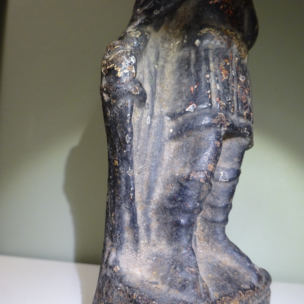 Rare Saint Donat Fonte XVIIe-photo-5