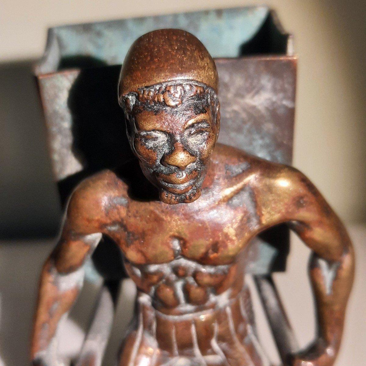 Abdo De Pyrogène Nubien Bronze de Vienne-photo-3