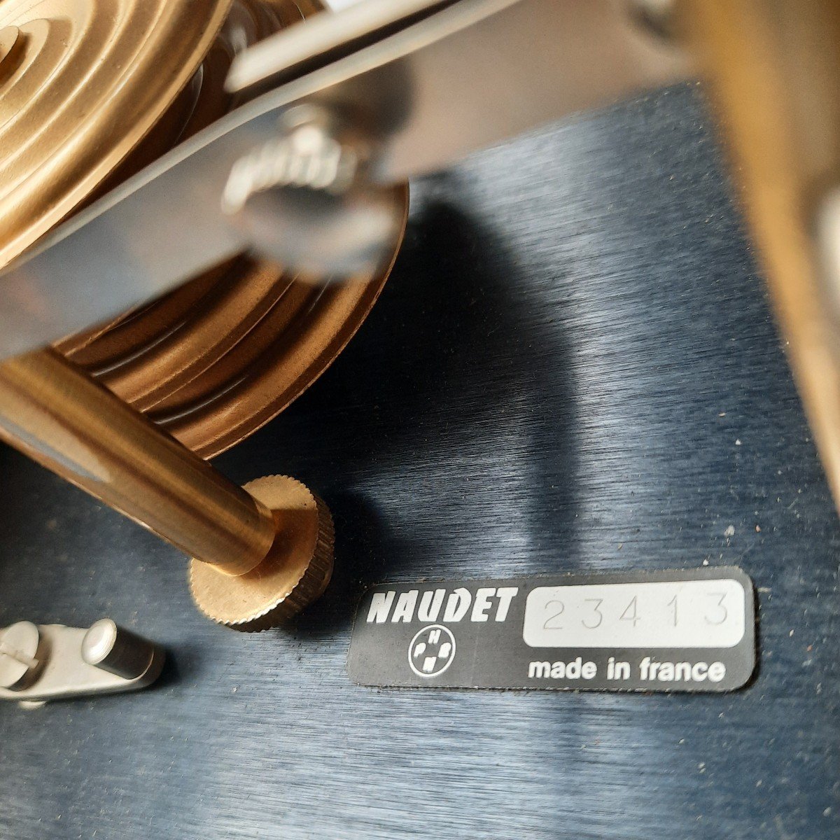 Naudet Barograph In Display Case-photo-2