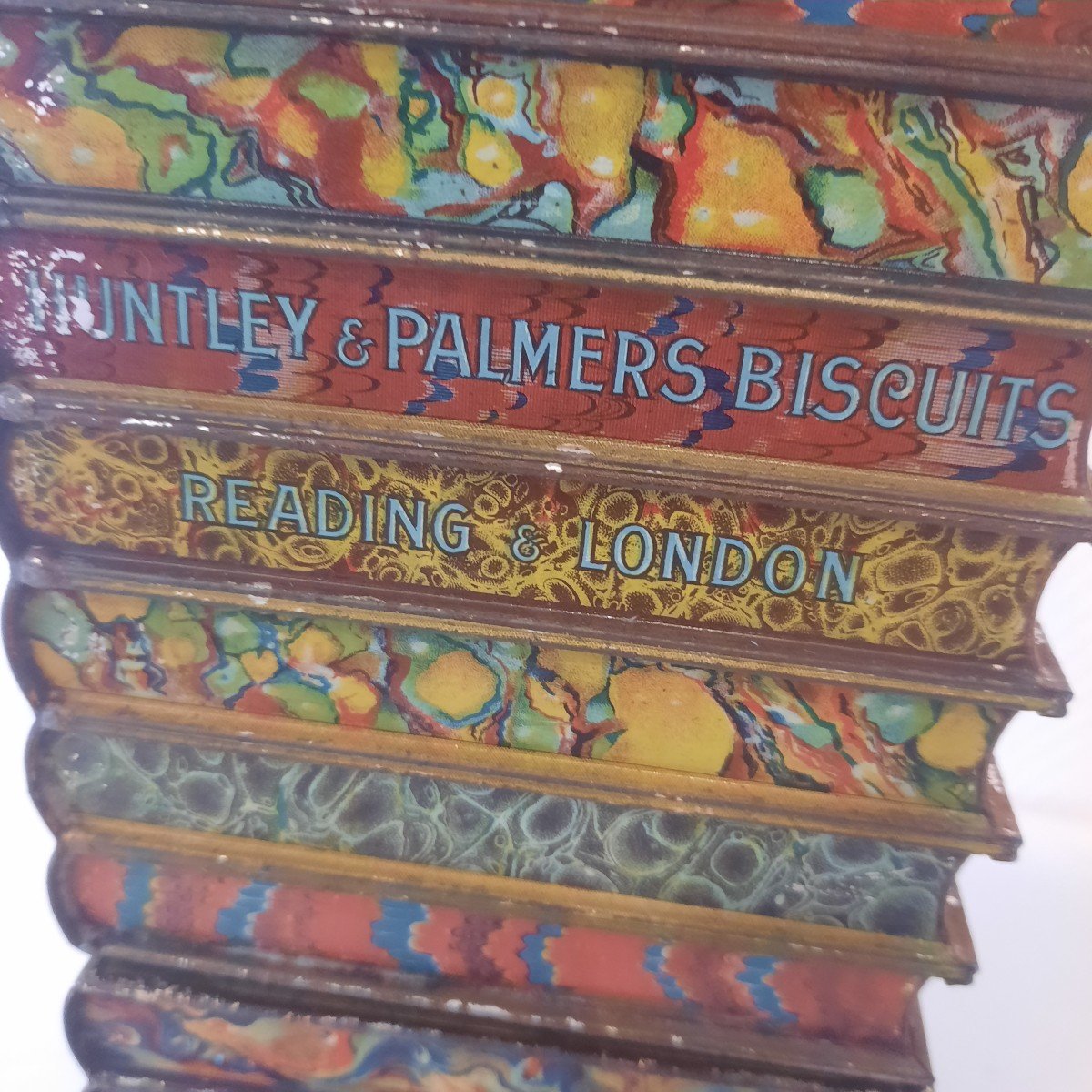 Waverley Biscuits Huntley Palmers Tin From Reading In 1903.... Book Boxes-photo-1