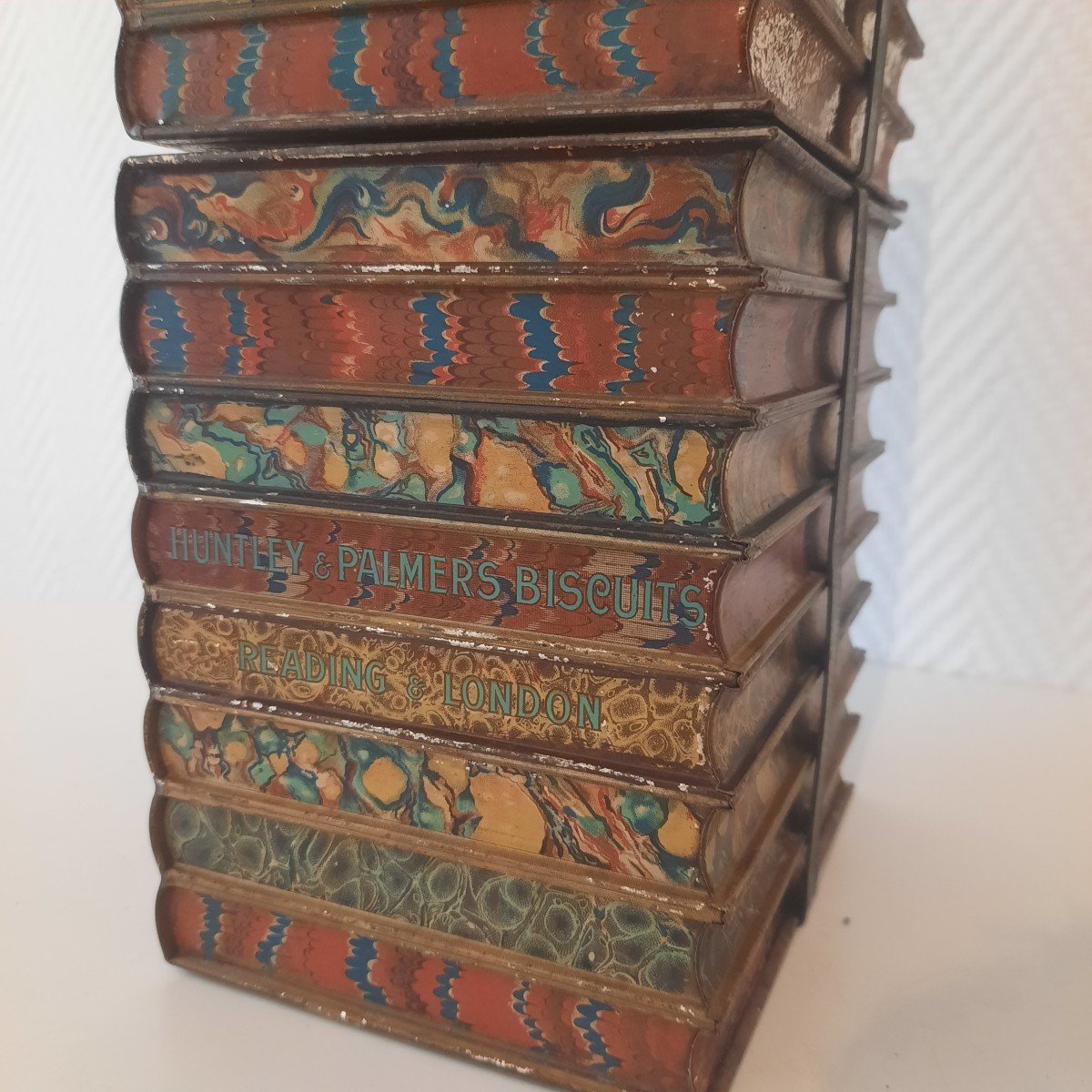 Waverley Biscuits Huntley Palmers Tin From Reading In 1903.... Book Boxes-photo-2