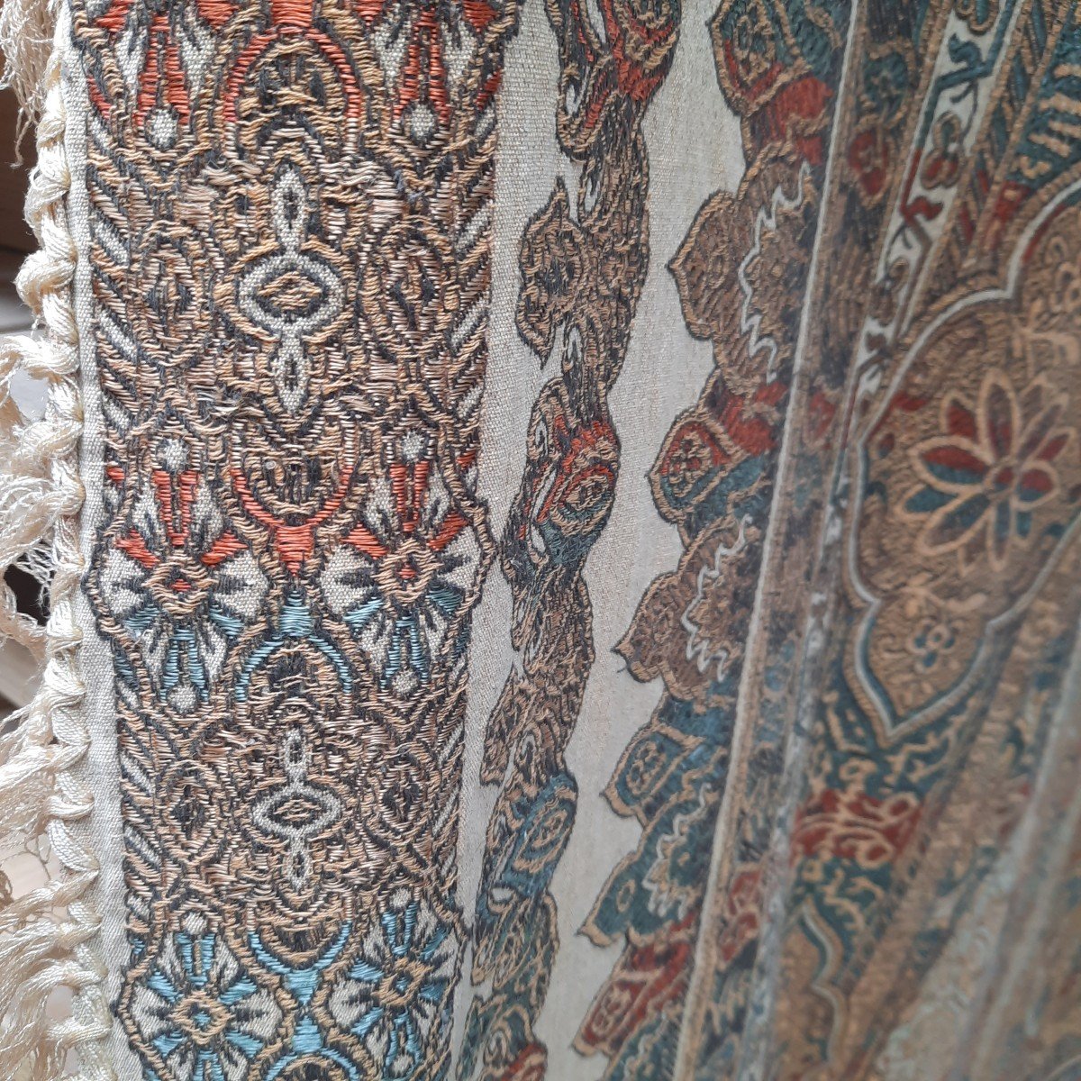 Tablecloth Or Sofa Throw....i Don't Read Sanskrit-photo-3