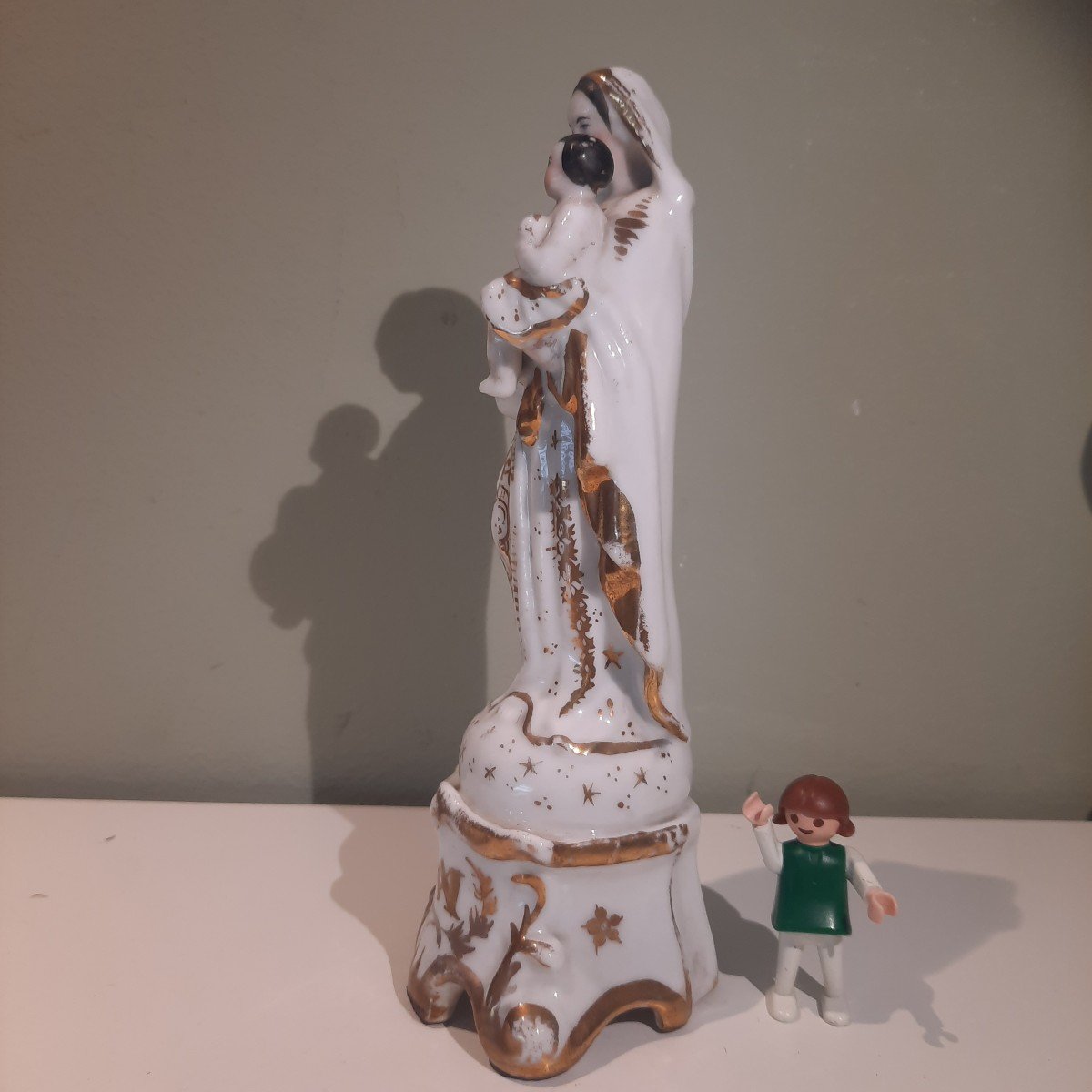 Old Porcelain From Paris... Oh Marie....how Lucky You Were...-photo-3