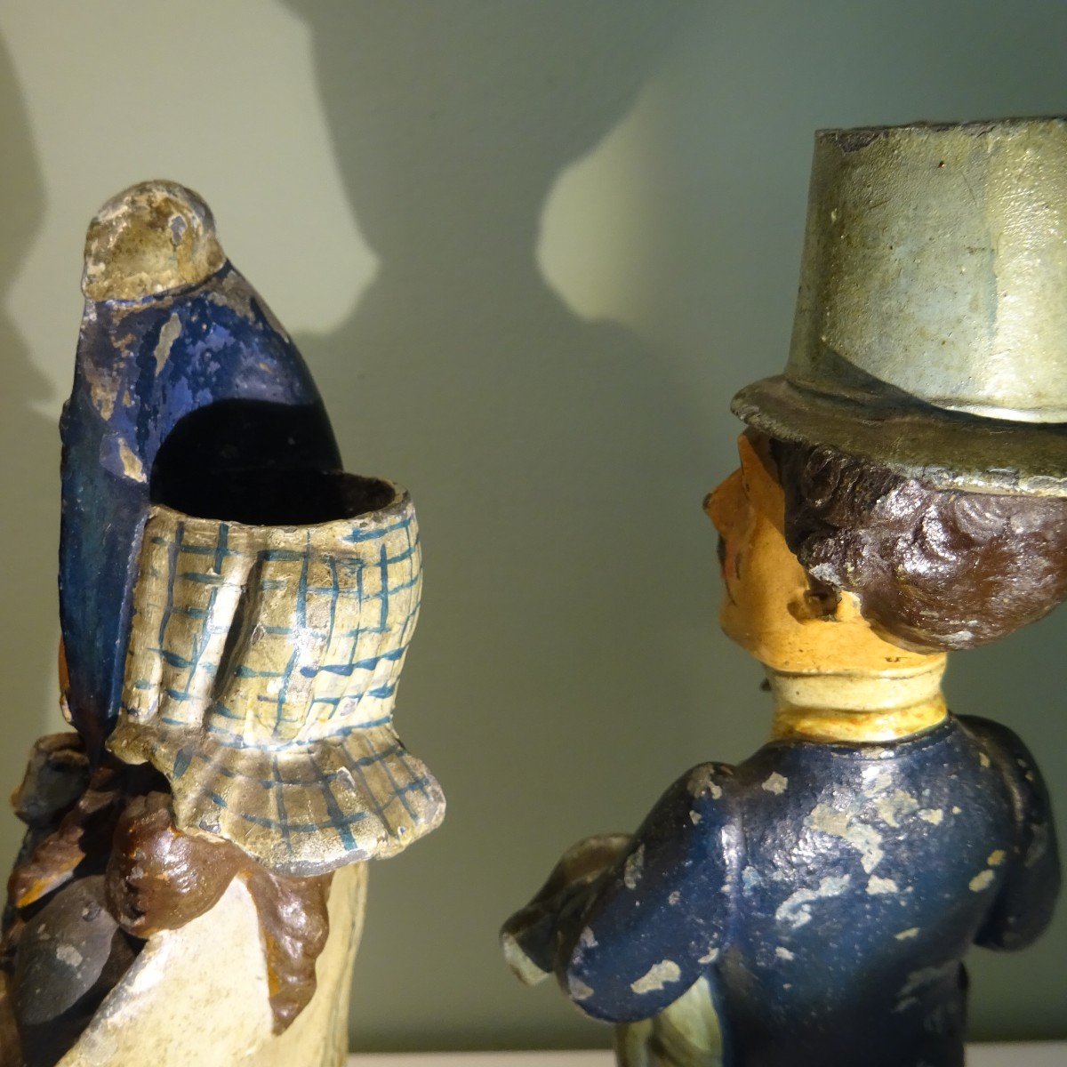  caricatures XIXe Bougeoirs Cocasses En Couple-photo-8