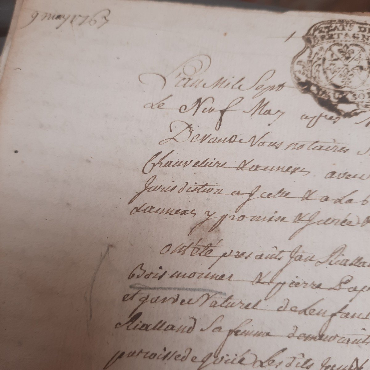 Manuscripts Testimonies Of The Life Of The Bretons In The 18th Century-photo-3