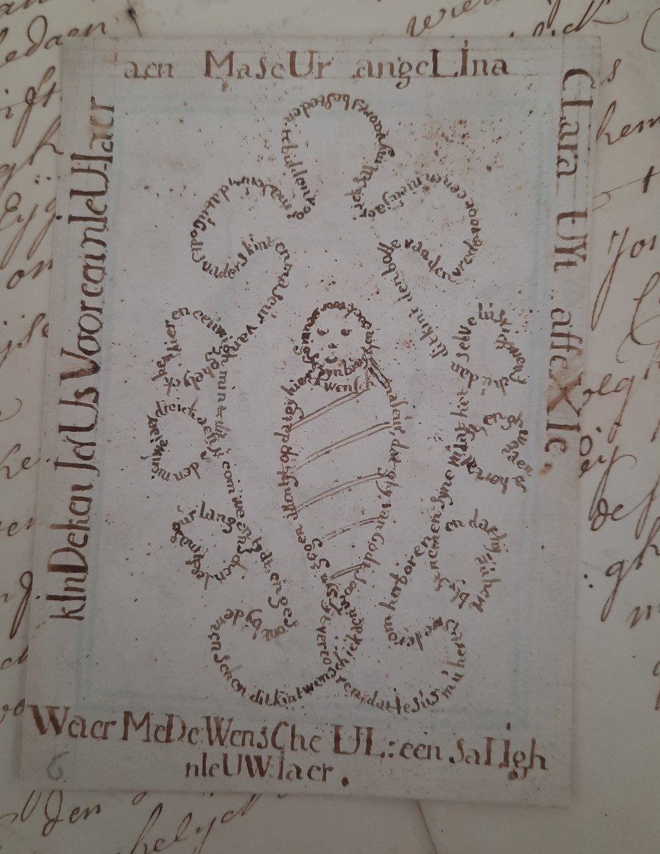 Anagram And Illumination From The 17th Century...-photo-3