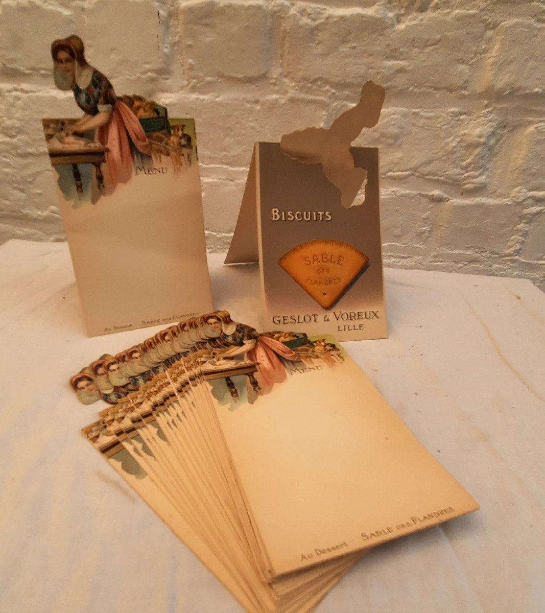 Set Of Advertising Menus From A Defunct Biscuit Factory-photo-3