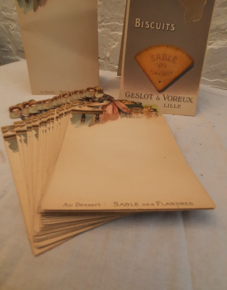 Set Of Advertising Menus From A Defunct Biscuit Factory-photo-3