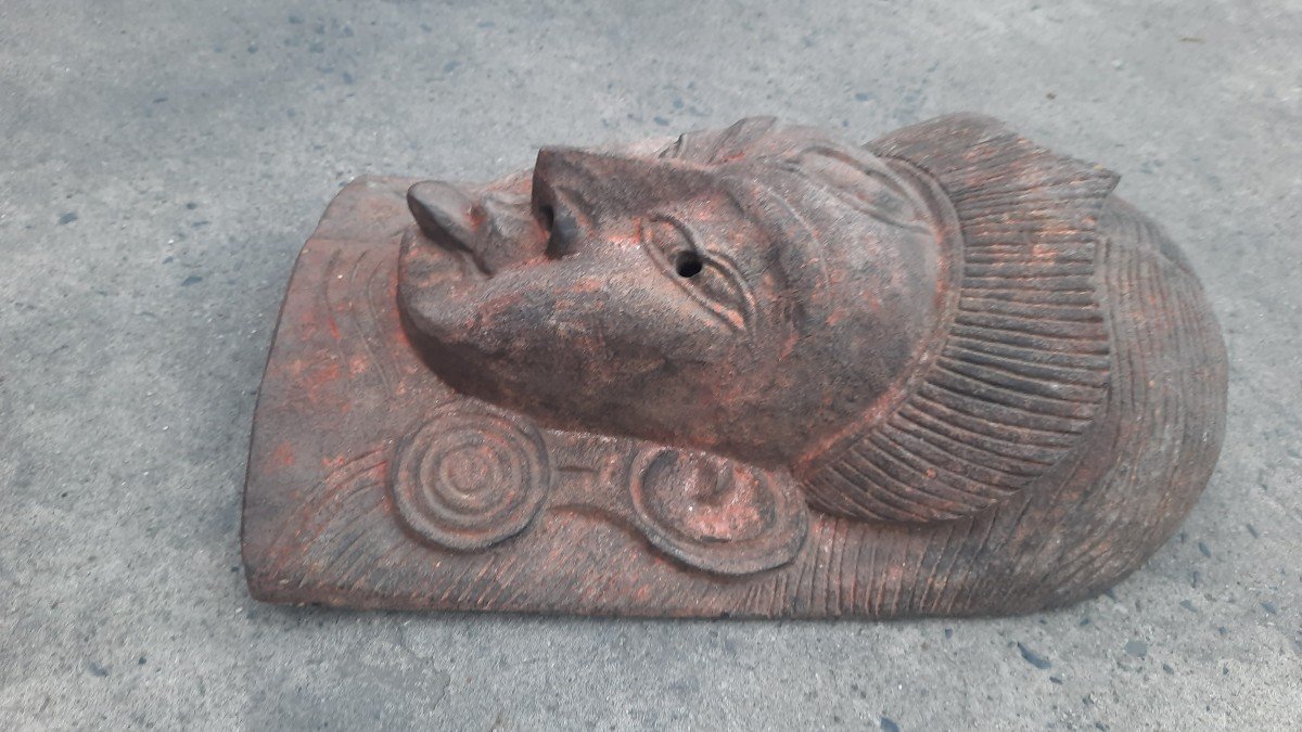 Masque Monoxyle Irreverencieux De Kali-photo-1