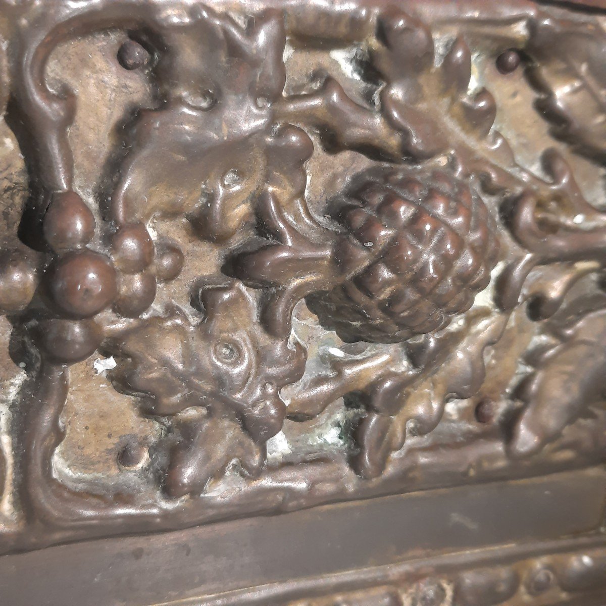 Repoussé Copper Lady's Chest-photo-3