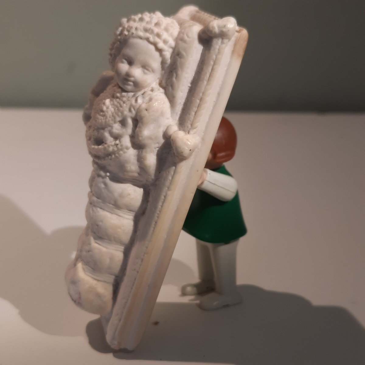 Putti Terre à Pipe  vierge Marie Bébé....-photo-2