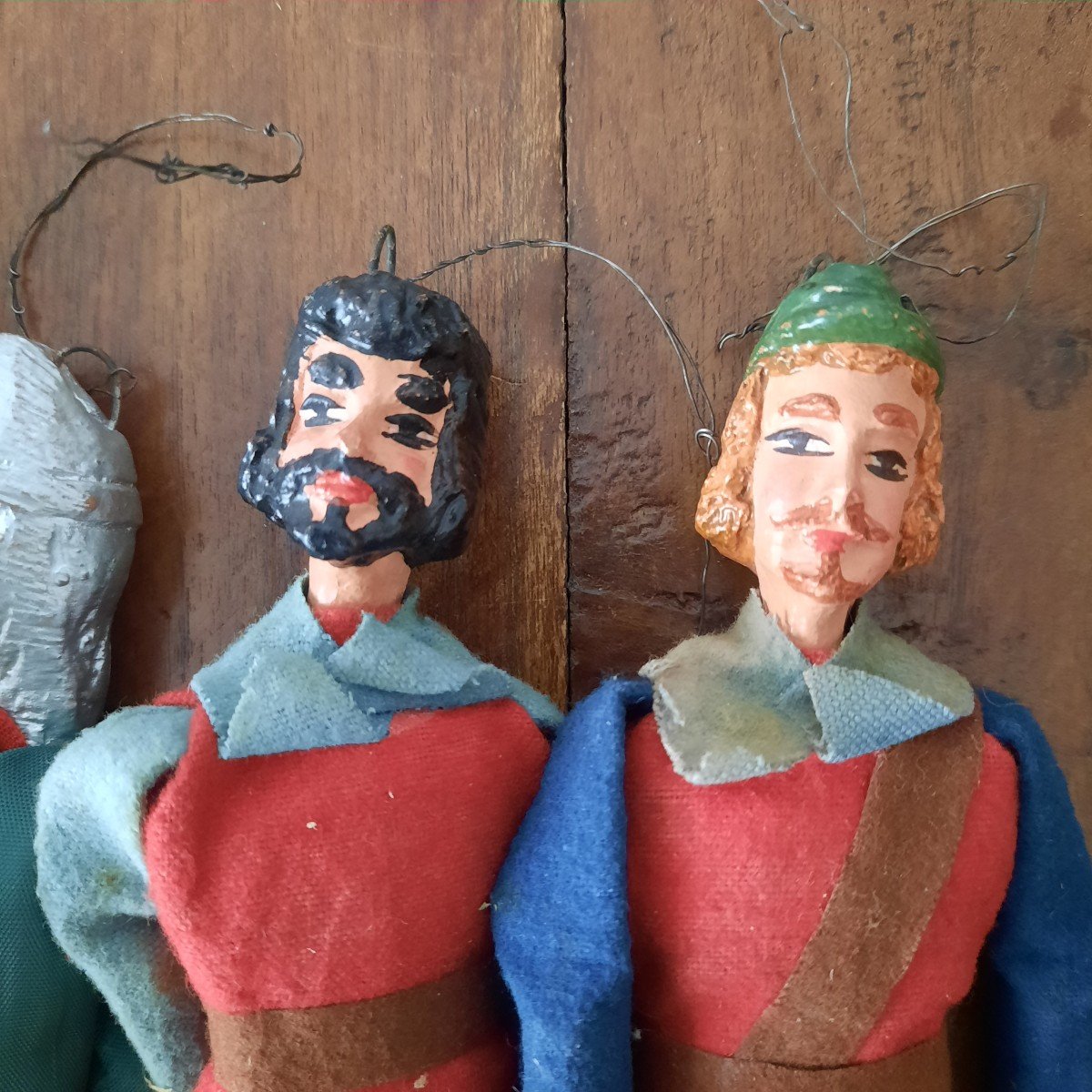 Ensemble De Marionnettes Anciennes à Suspendre-photo-5