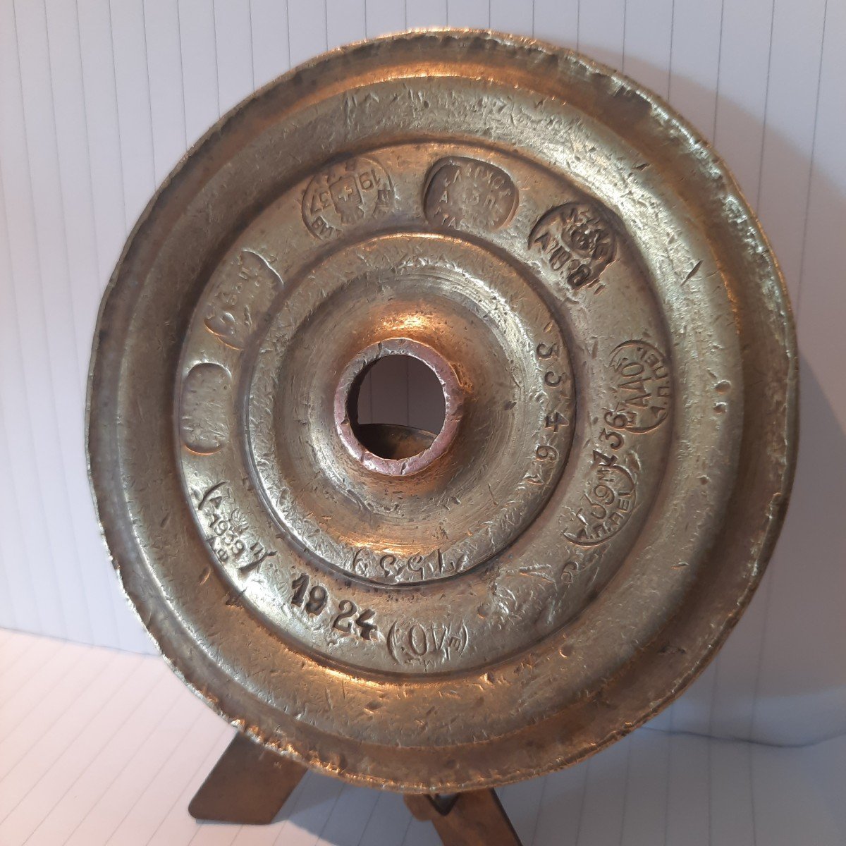 Ottoman Half Okka Sejukhide Bronze Weight