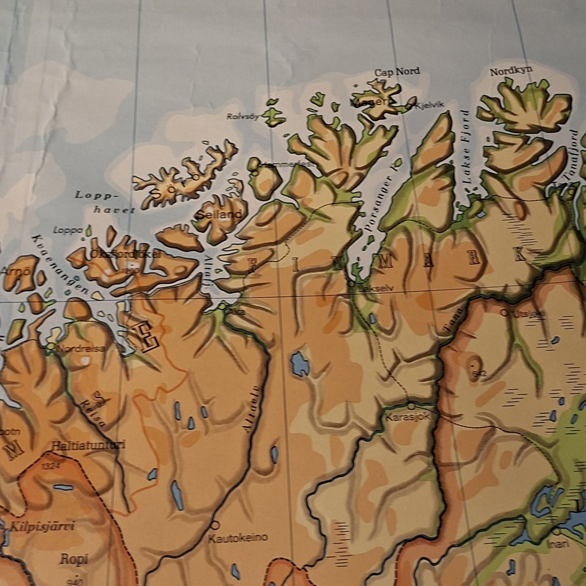 Huge Northern Europe Educational Map On Canvas-photo-4