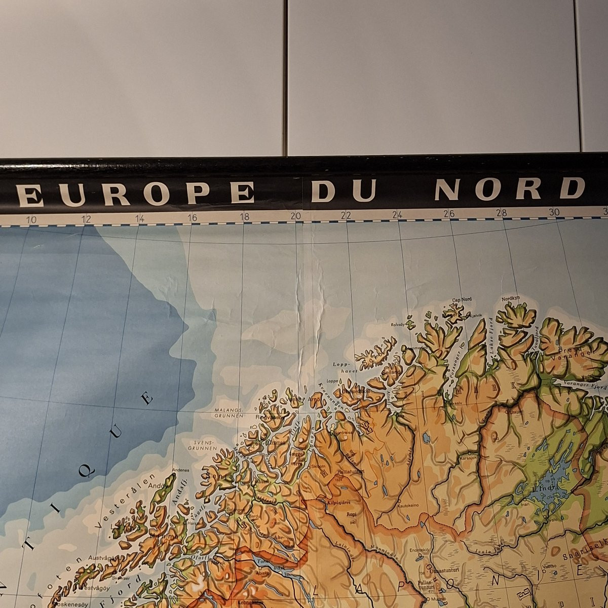 Huge Northern Europe Educational Map On Canvas-photo-7