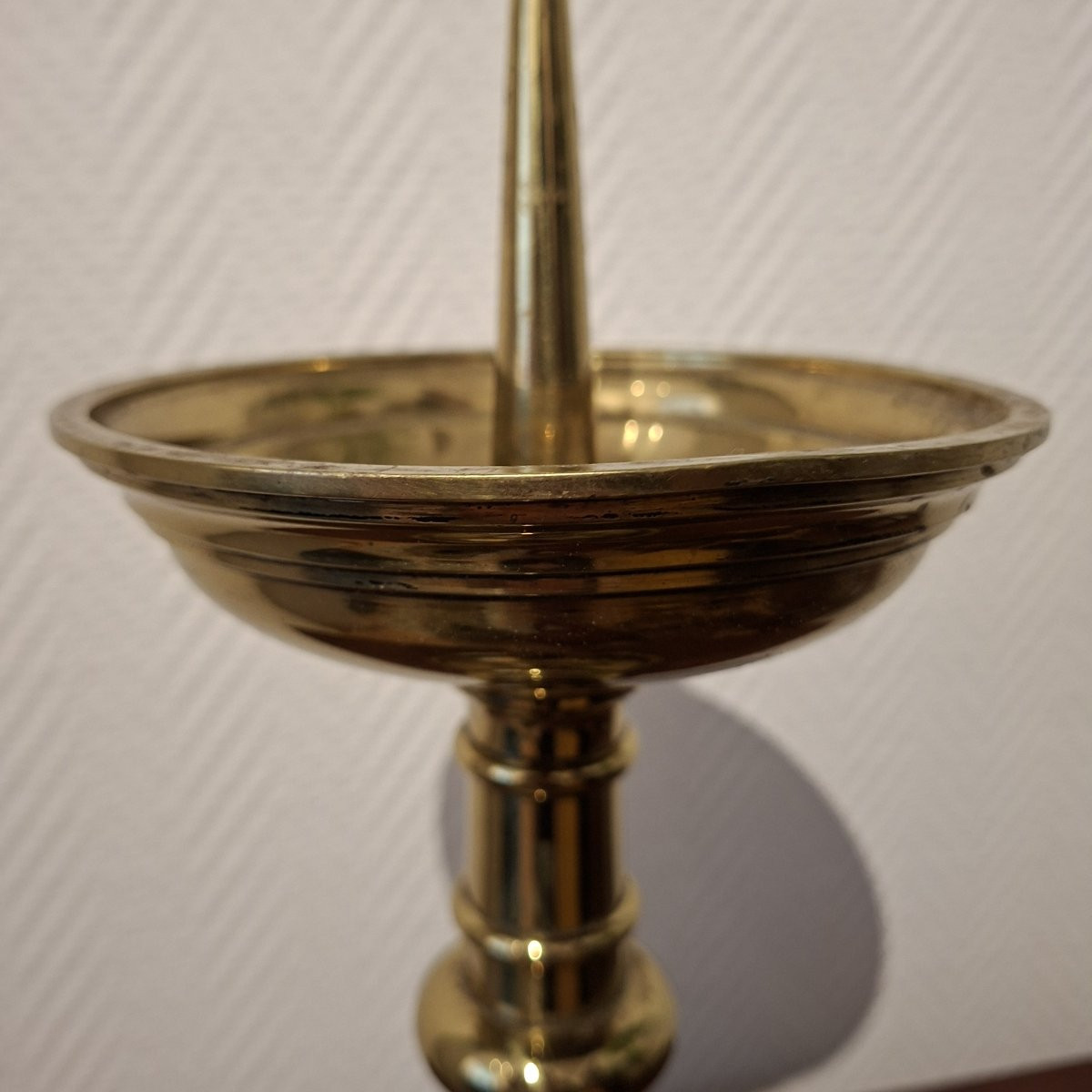 Pair Of Candle Holders ..brass ...neo-gothic-photo-2