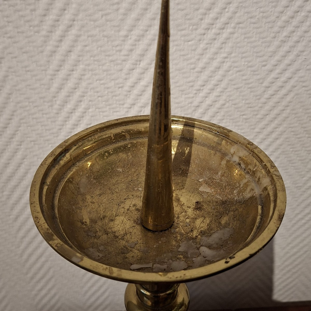 Pair Of Candle Holders ..brass ...neo-gothic-photo-2