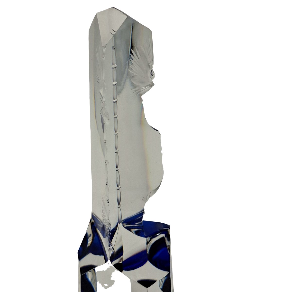 calice ... obélisque trompe l'oeil en cristal-photo-3