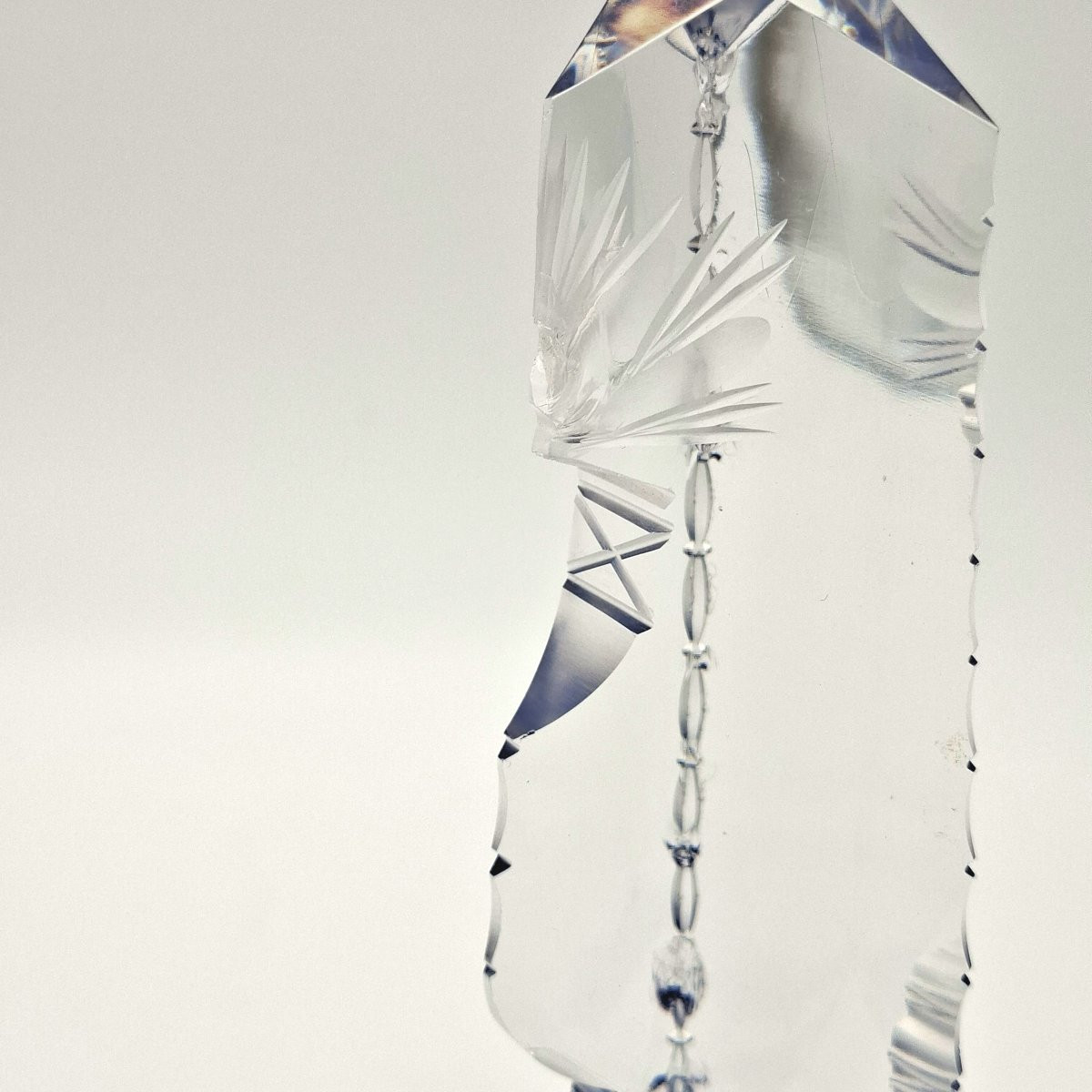 calice ... obélisque trompe l'oeil en cristal-photo-1