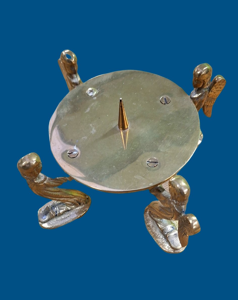 lourd  porte cierge aux anges.-photo-3