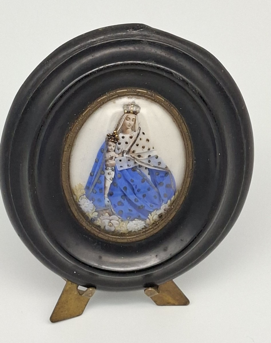 madone miniature à l'enfant roi  - napoléon III