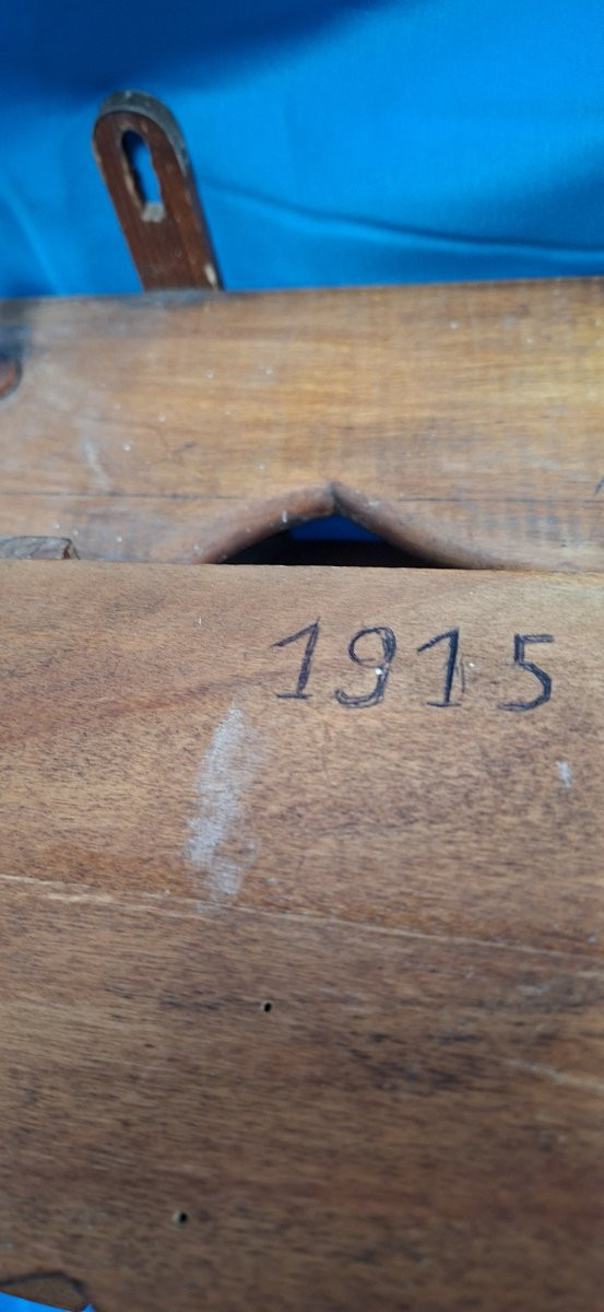 HUMBLE COUPLE D'ETAGERES MURALES 1900-photo-3