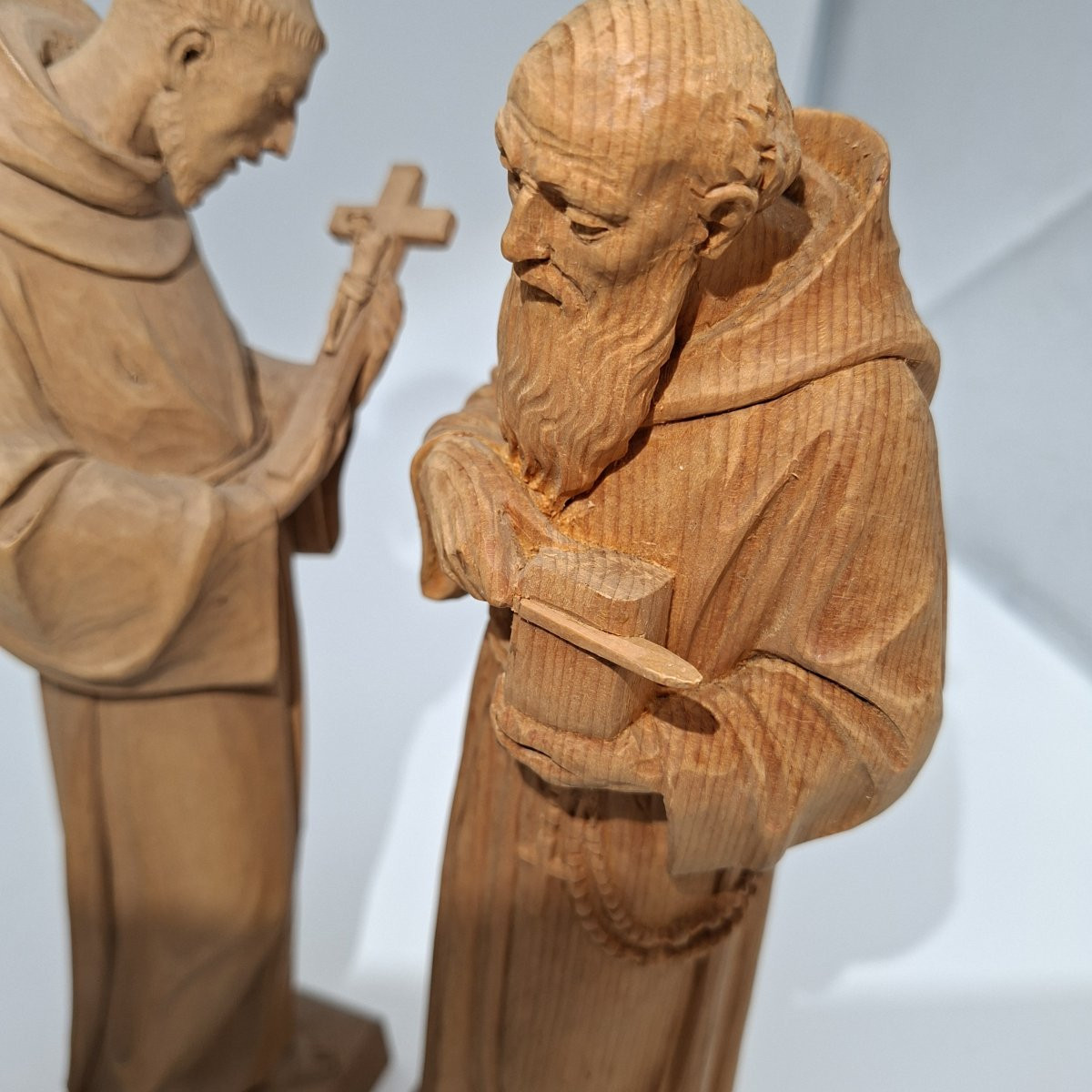 Trio Of Wooden Franciscans-photo-1