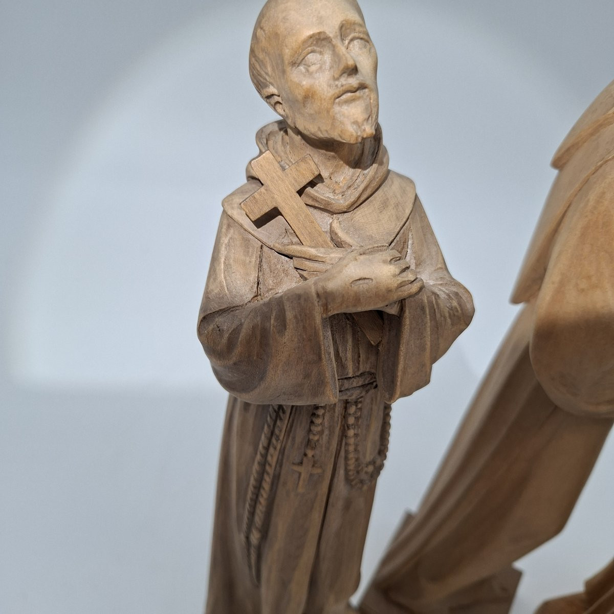 Trio Of Wooden Franciscans-photo-2