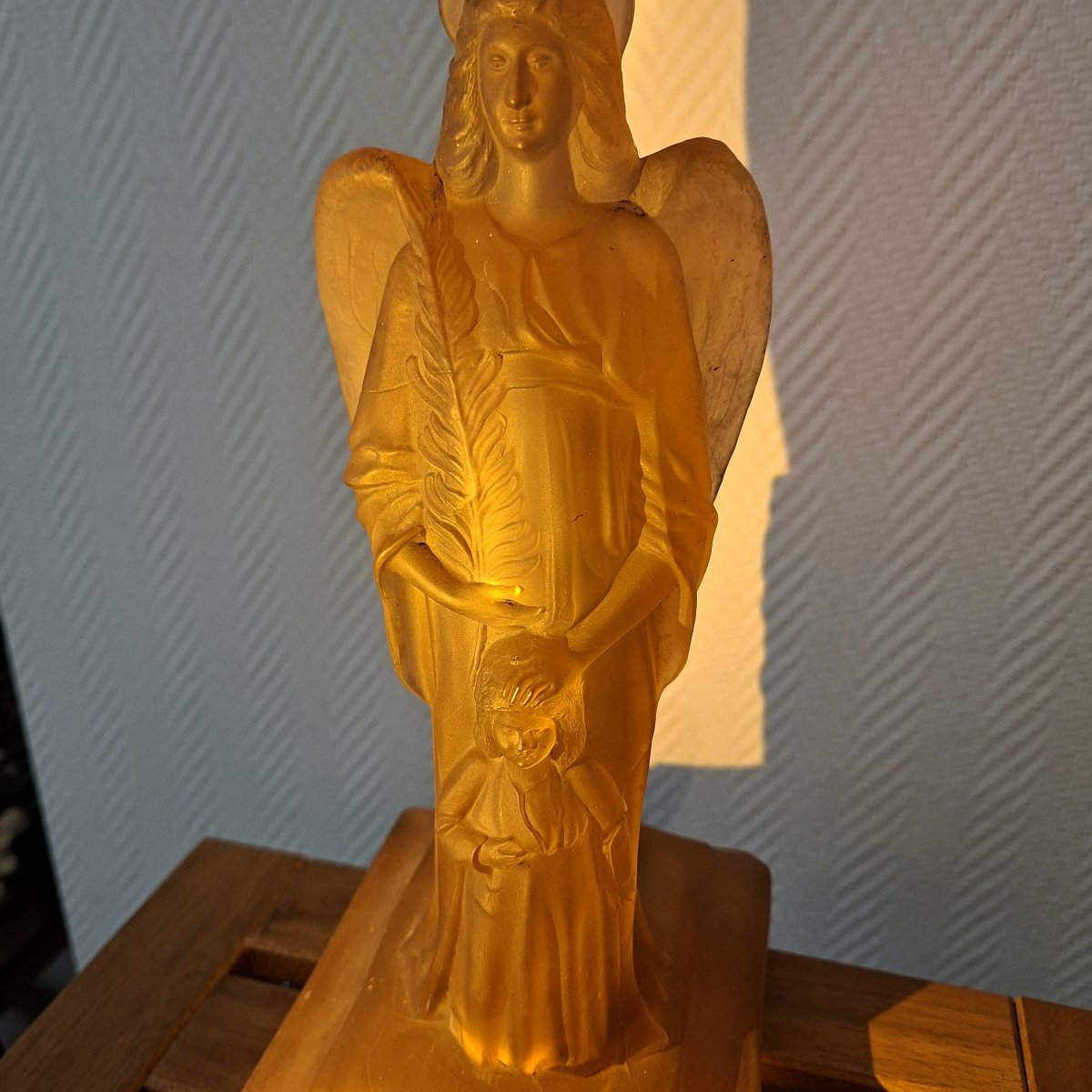 ANGE GARDIEN A LA BOUGIE-photo-2